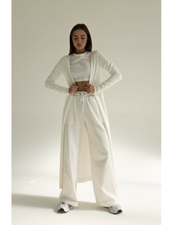 Женский кардиган легкий удлиненный