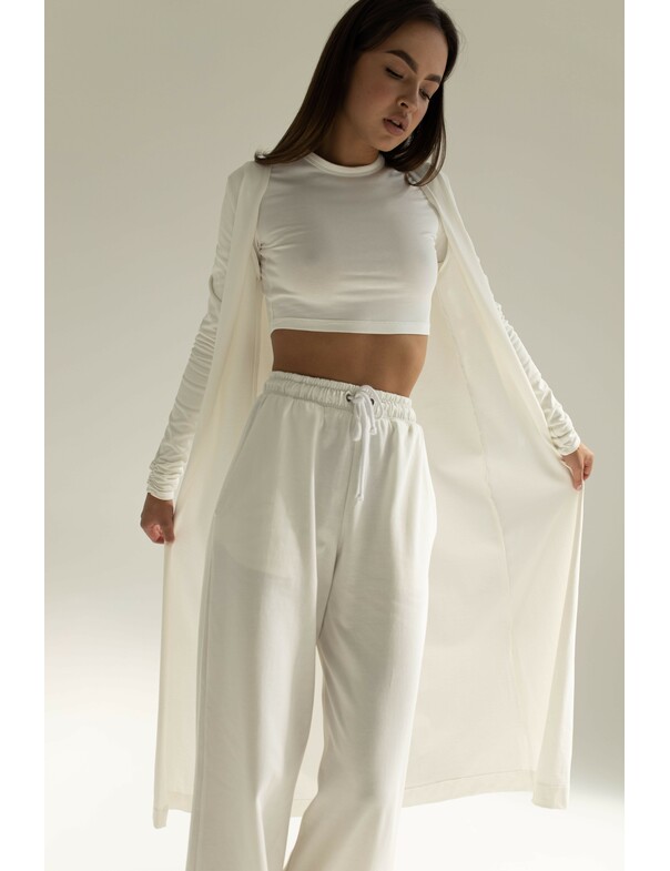 Жіночий кардиган легкий подовжений