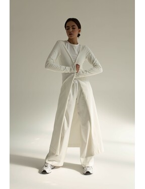 Женский кардиган легкий удлиненный