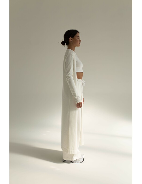 Женский кардиган легкий удлиненный