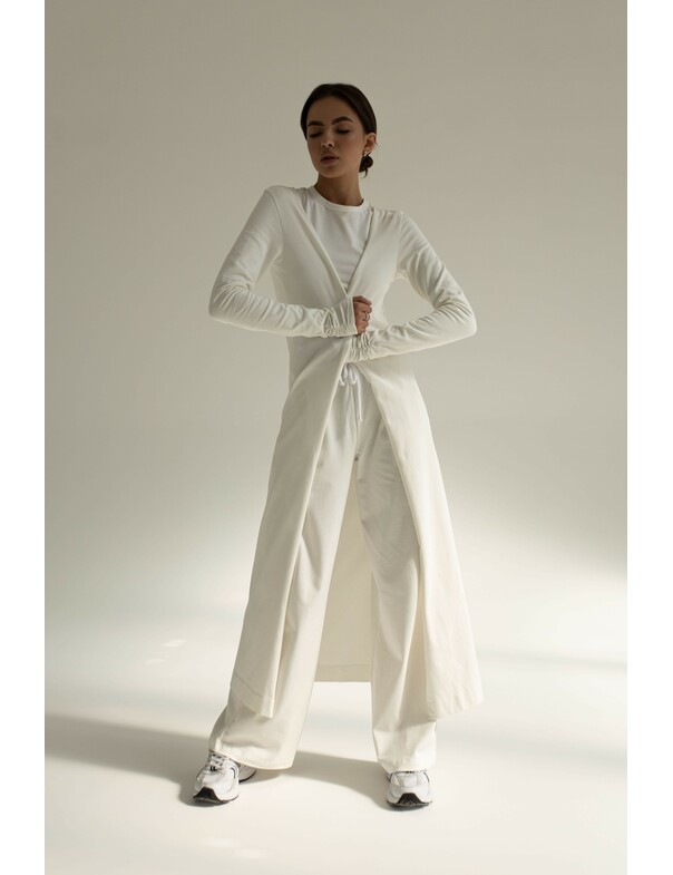 Женский кардиган легкий удлиненный