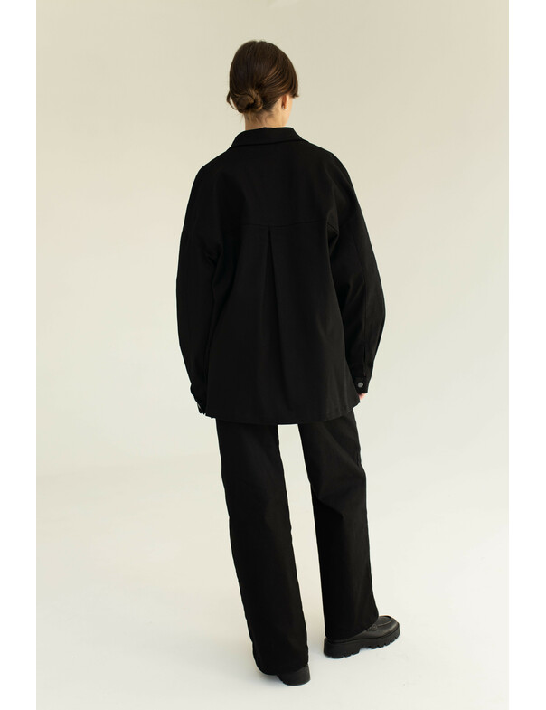 Жіноча сорочка оверсайз екрю