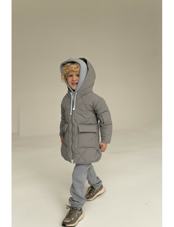 Детское пальто из плащевки