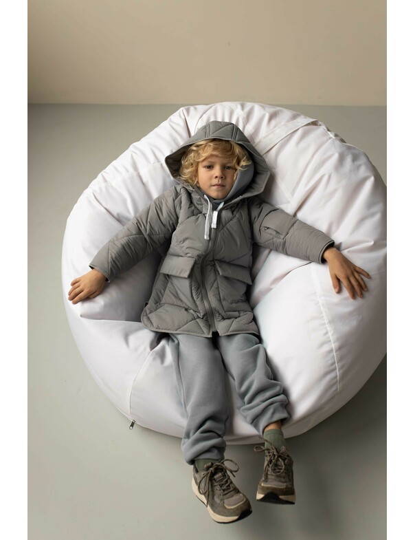 Детское пальто из плащевки