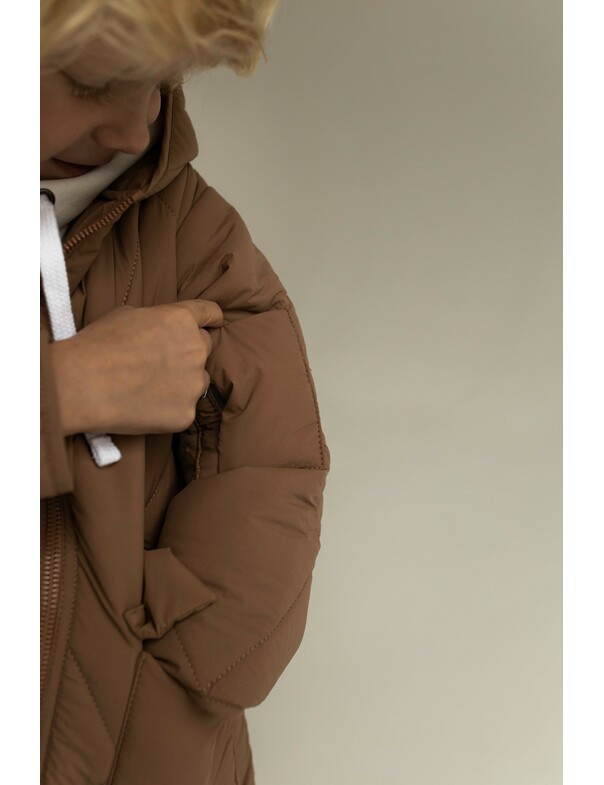 Детское пальто из плащевки