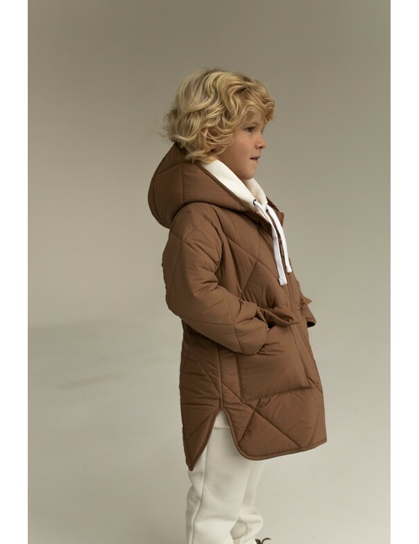 Детское пальто из плащевки