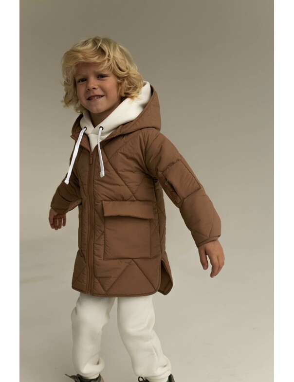 Дитяче пальто з плащової тканини