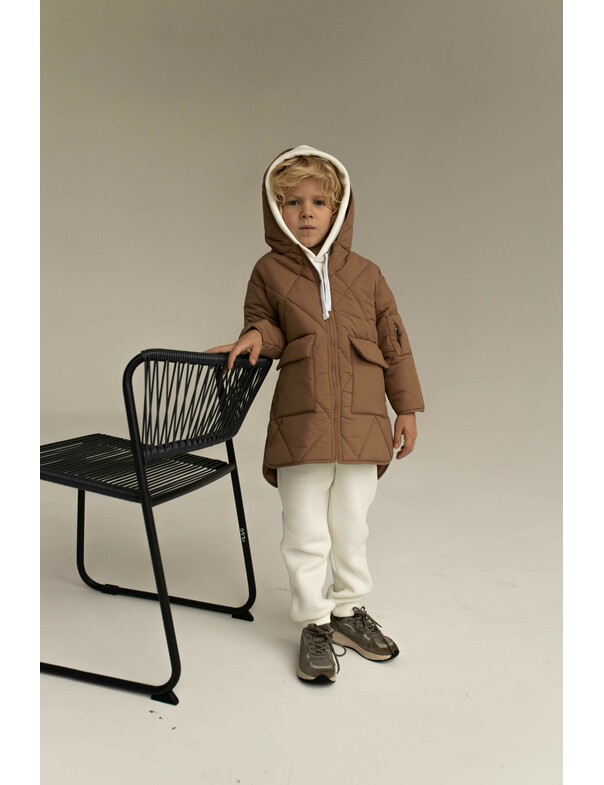 Дитяче пальто з плащової тканини