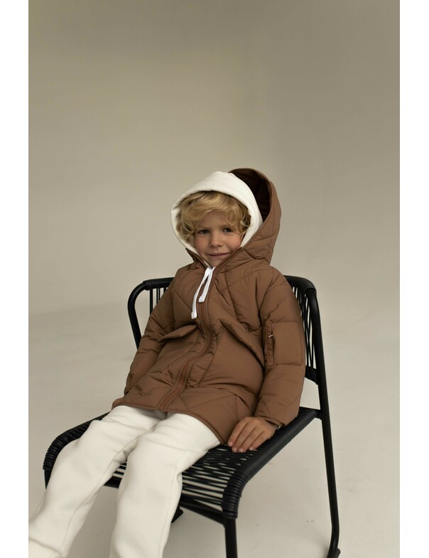 Дитяче пальто з плащової тканини