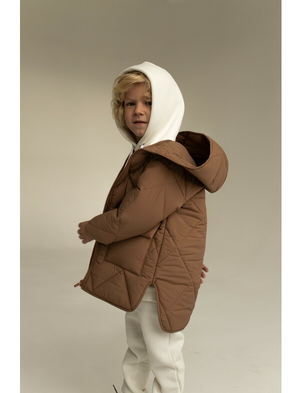 Детское пальто из плащевки