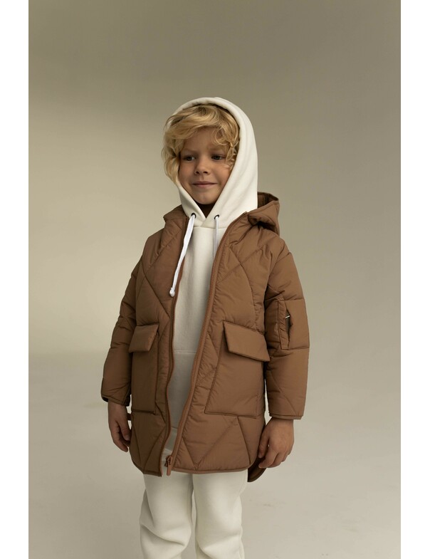 Дитяче пальто з плащової тканини