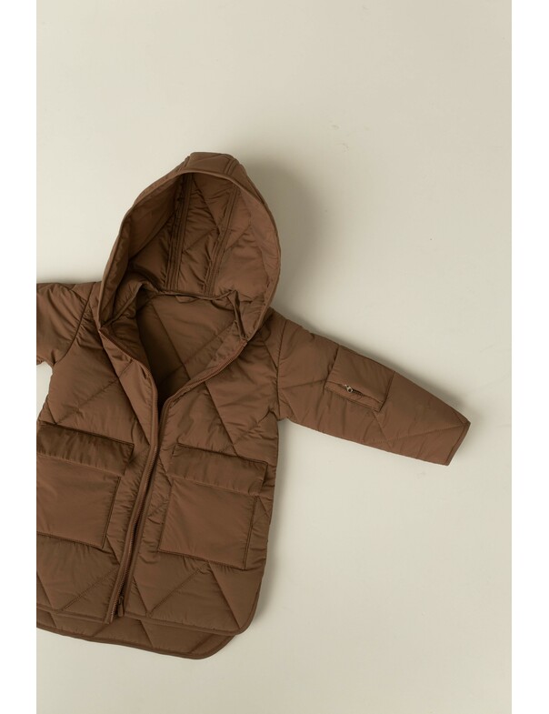 Детское пальто из плащевки