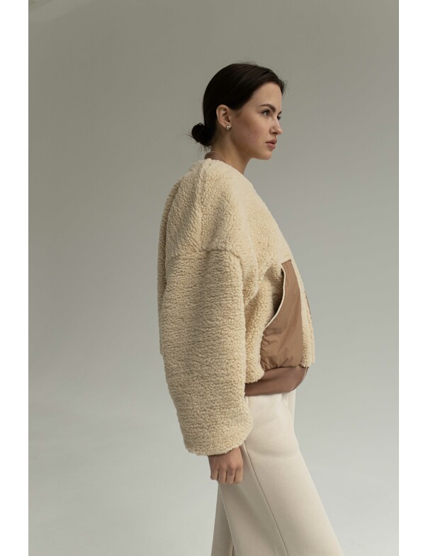 Женский двусторонний бомбер Женский двусторонний бомбер