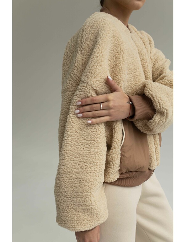 Женский двусторонний бомбер Женский двусторонний бомбер