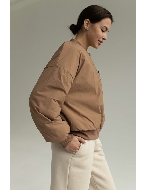 Женский двусторонний бомбер Женский двусторонний бомбер