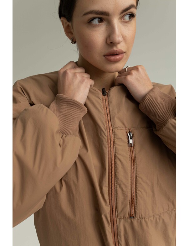 Женский двусторонний бомбер Женский двусторонний бомбер