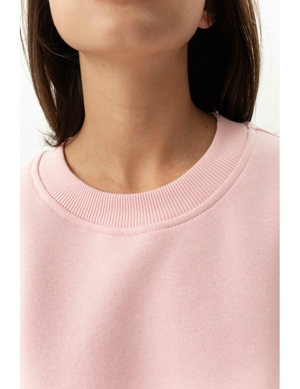 Свитшот премиум оверсайз на флисе цвет тёмно-капучиновый 7