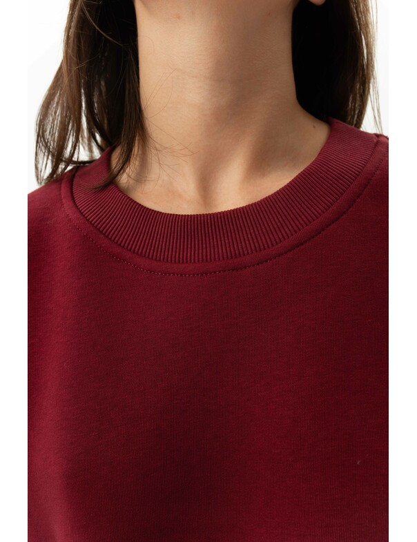 Світшот преміум оверсайз на флісі колір темно-капучиновий 0