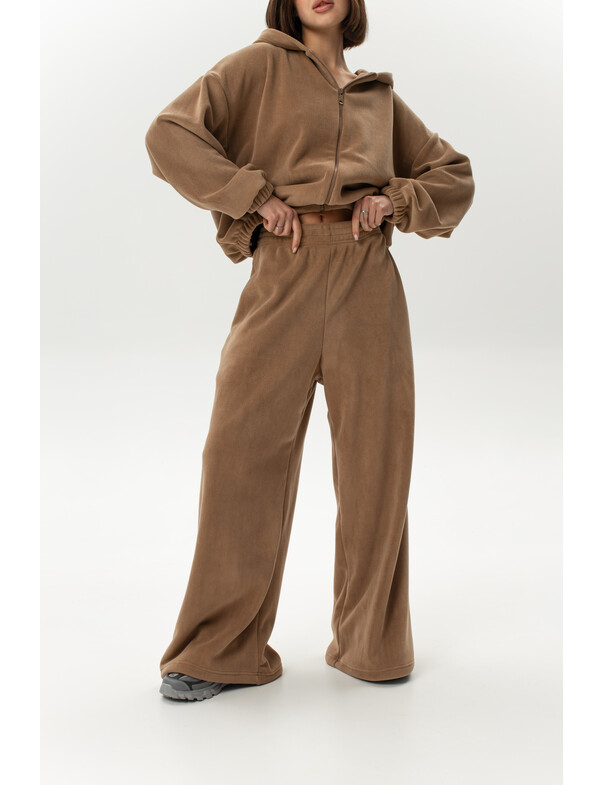 Жіночі штани на стяжках флісі