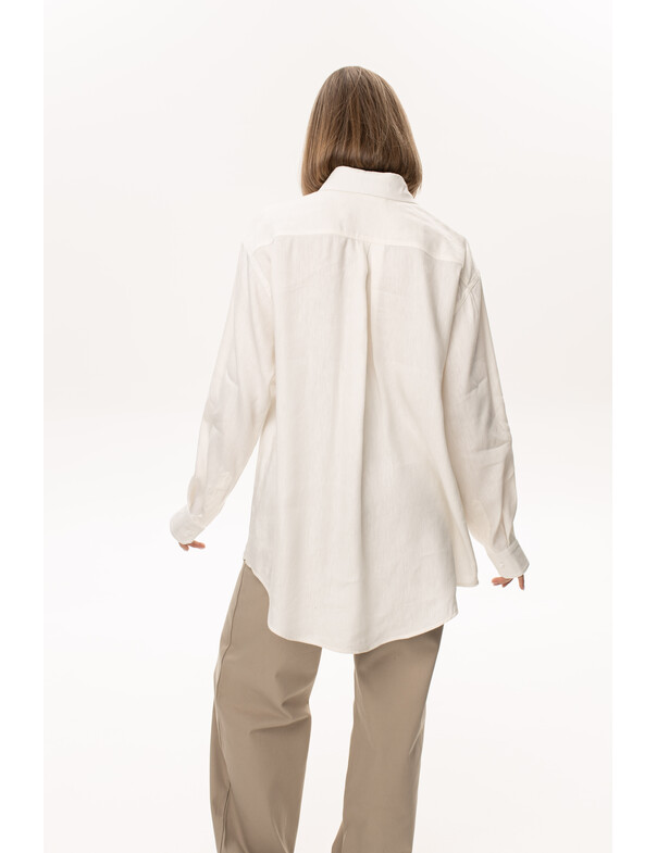 Унисекс рубашка классическая оверсайз