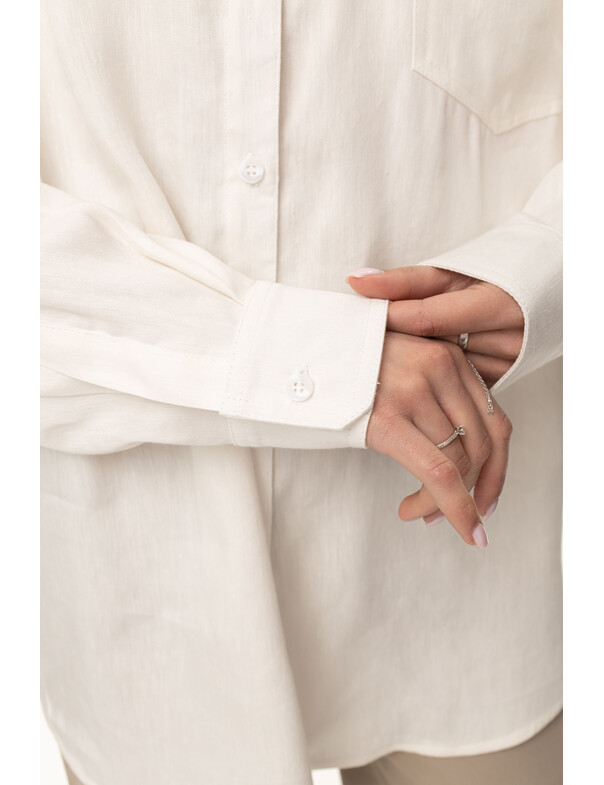 Унисекс рубашка классическая оверсайз