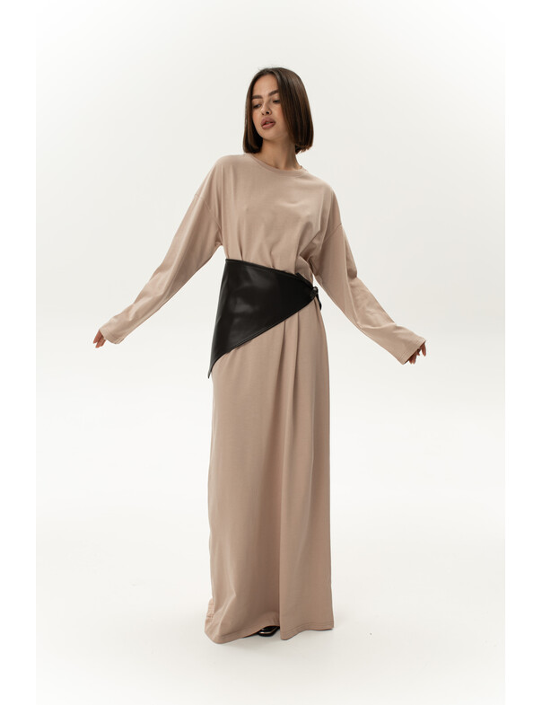 Женское платье макси оверсайз