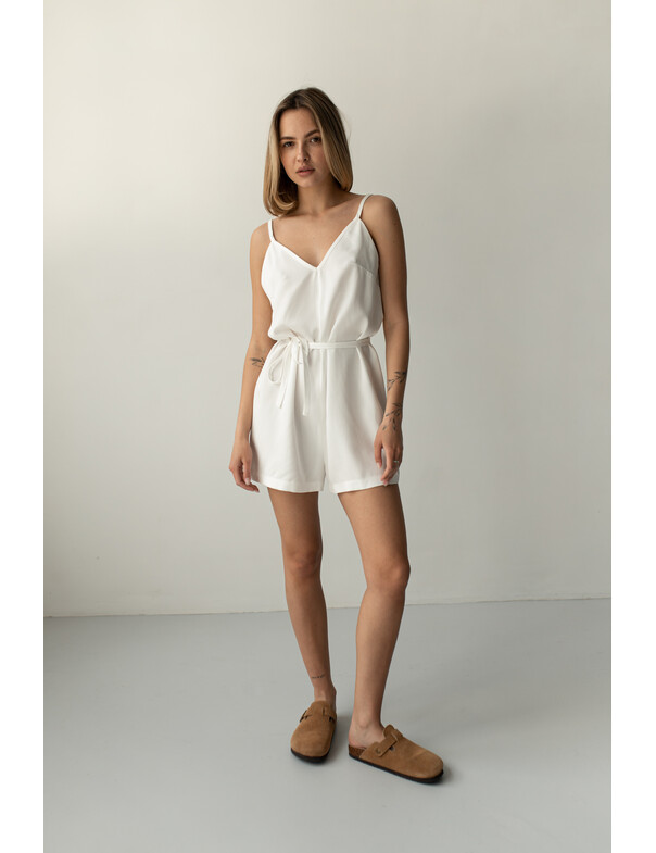 Женский комбинезон-ромпер свободного кроя