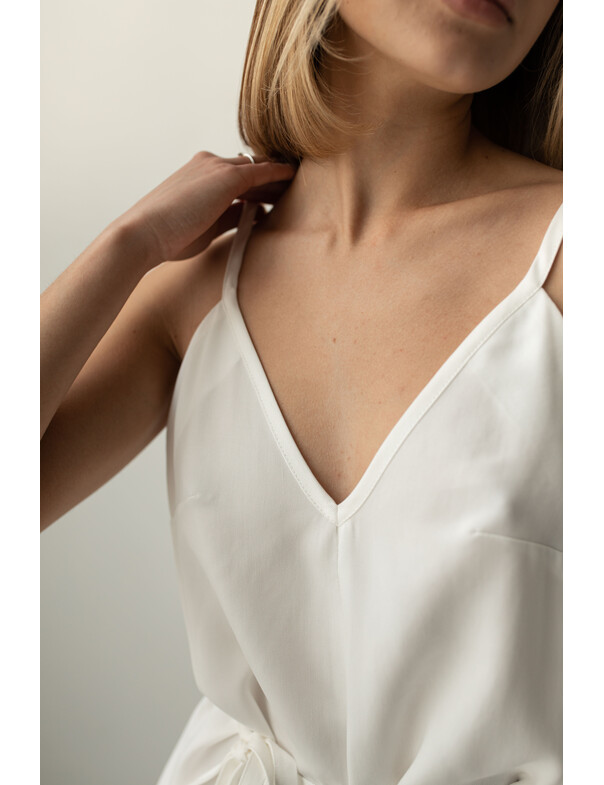 Женский комбинезон-ромпер свободного кроя