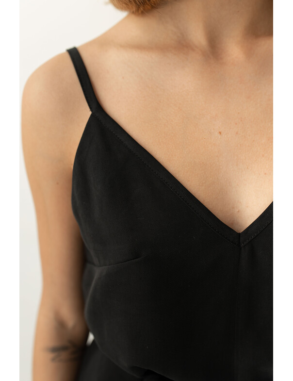 Женский комбинезон-ромпер свободного кроя