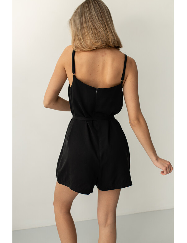 Женский комбинезон-ромпер свободного кроя