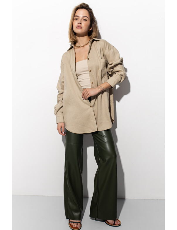 Унисекс рубашка классическая оверсайз