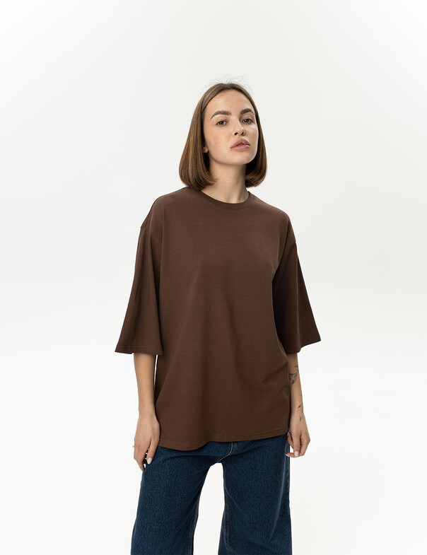 Унисекс футболка оверсайз классическая