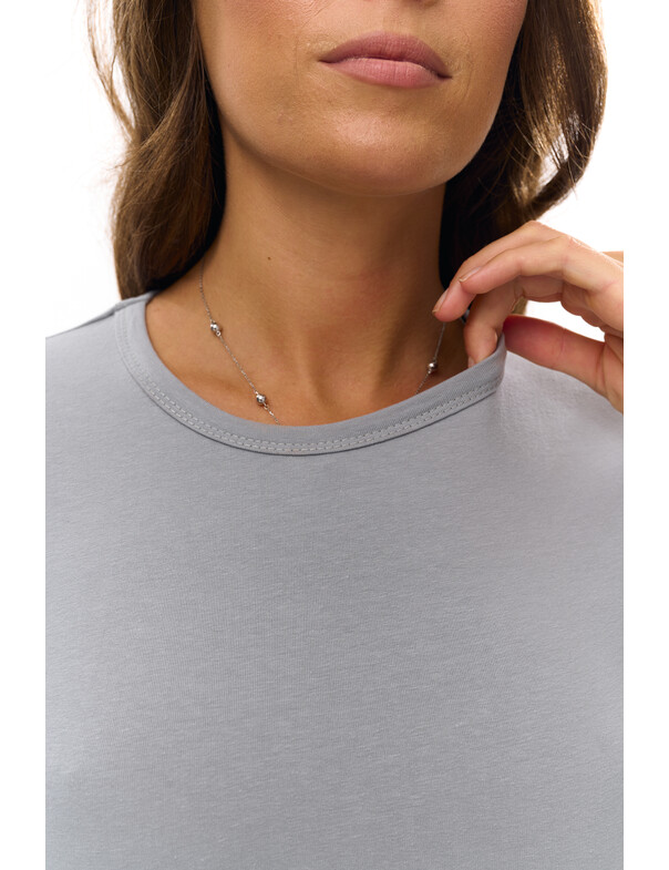 Женский лонгслив с декоративным швом