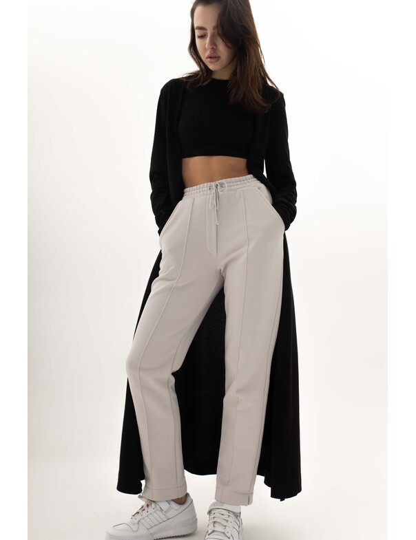 Женксие брюки с кантом