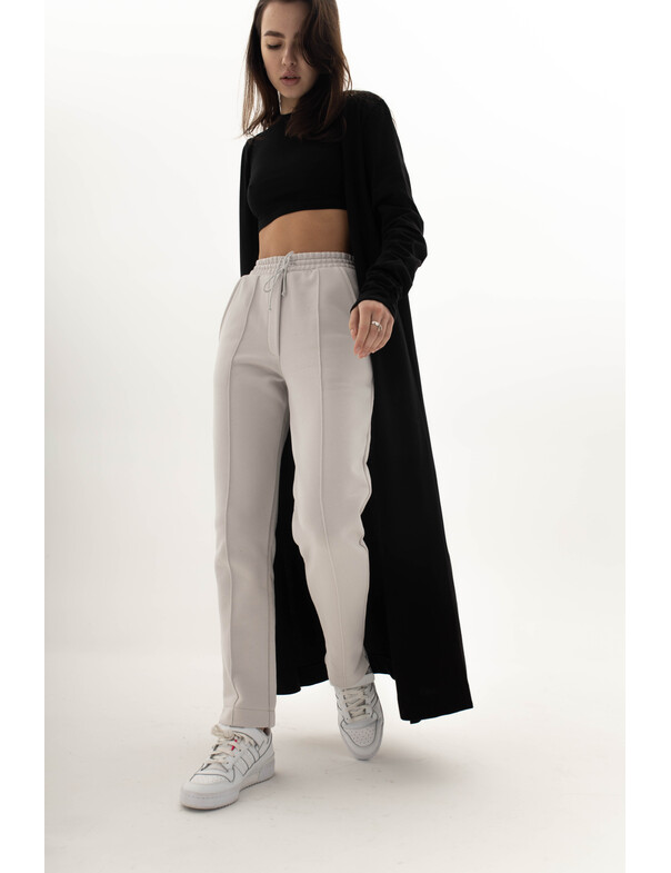 Женксие брюки с кантом