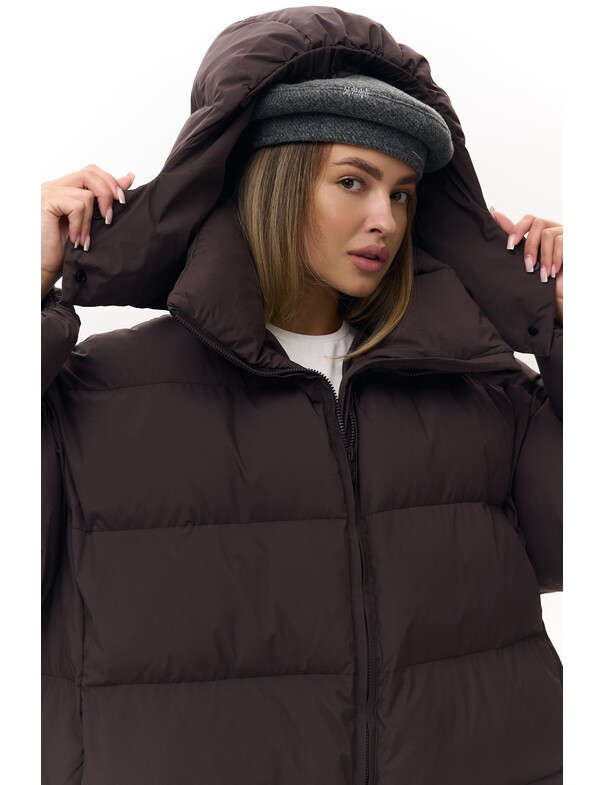 Жіночий пуховик оверсайз