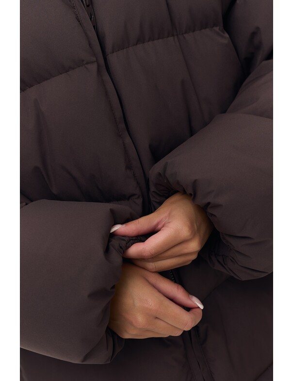 Жіночий пуховик оверсайз