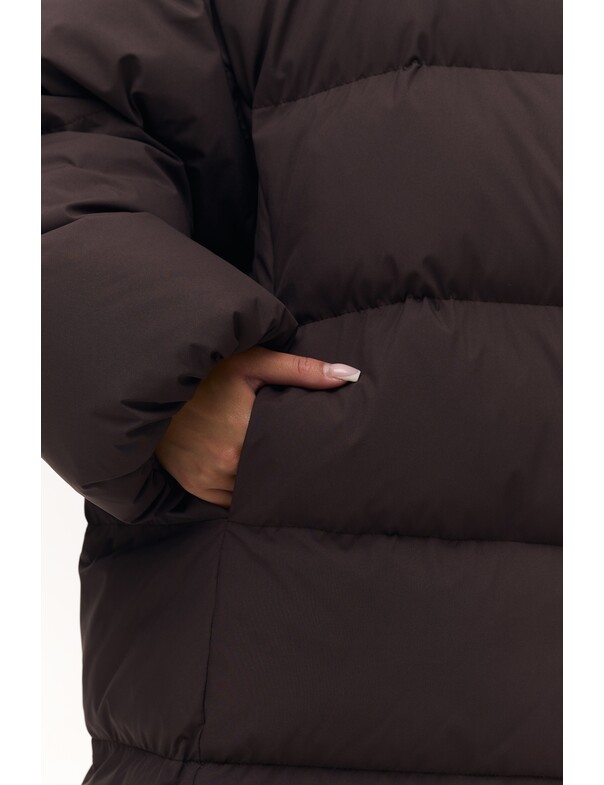 Жіночий пуховик оверсайз