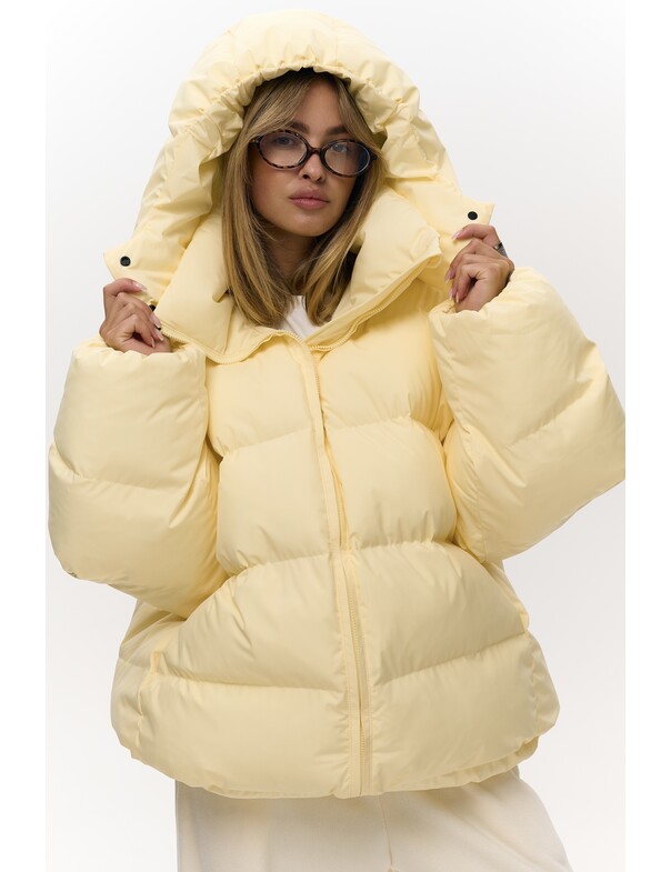 Жіночий пуховик оверсайз