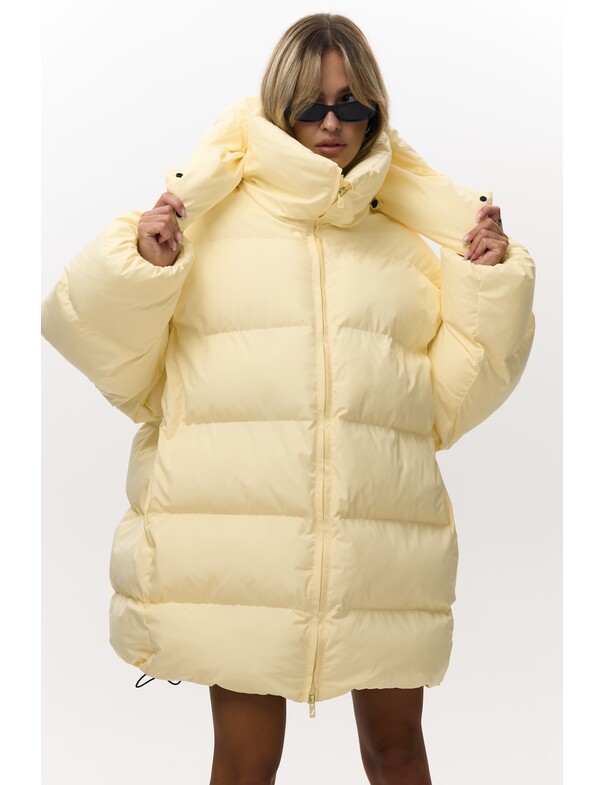 Жіночий пуховик оверсайз