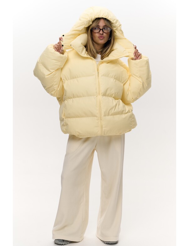 Женский пуховик оверсайз