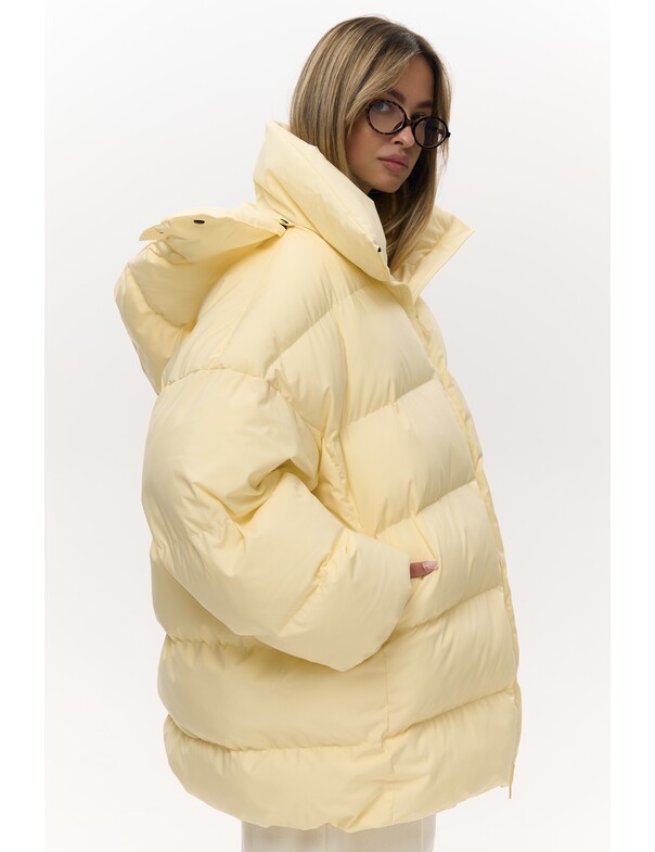 Женский пуховик оверсайз