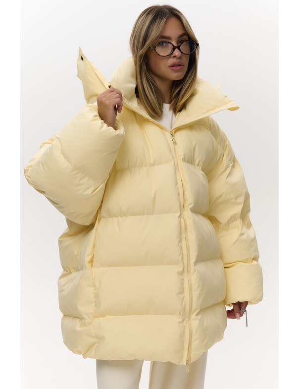 Жіночий пуховик оверсайз