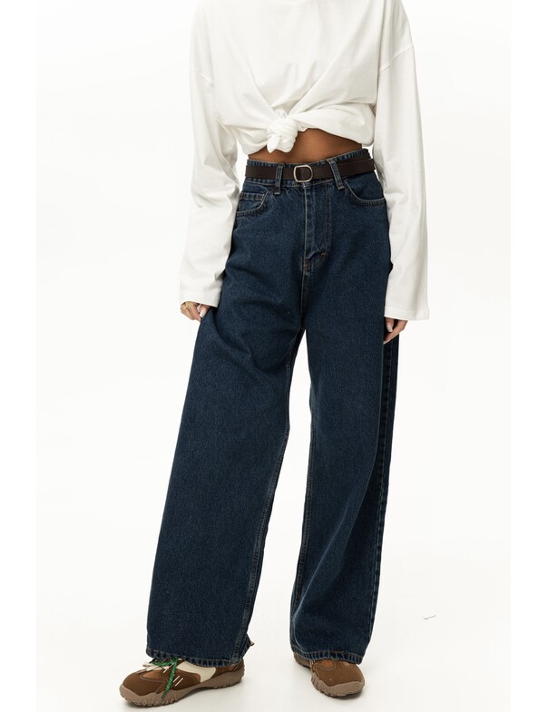 Женские джинсы оверсайз с низкой посадкой Женские джинсы оверсайз с низкой посадкой