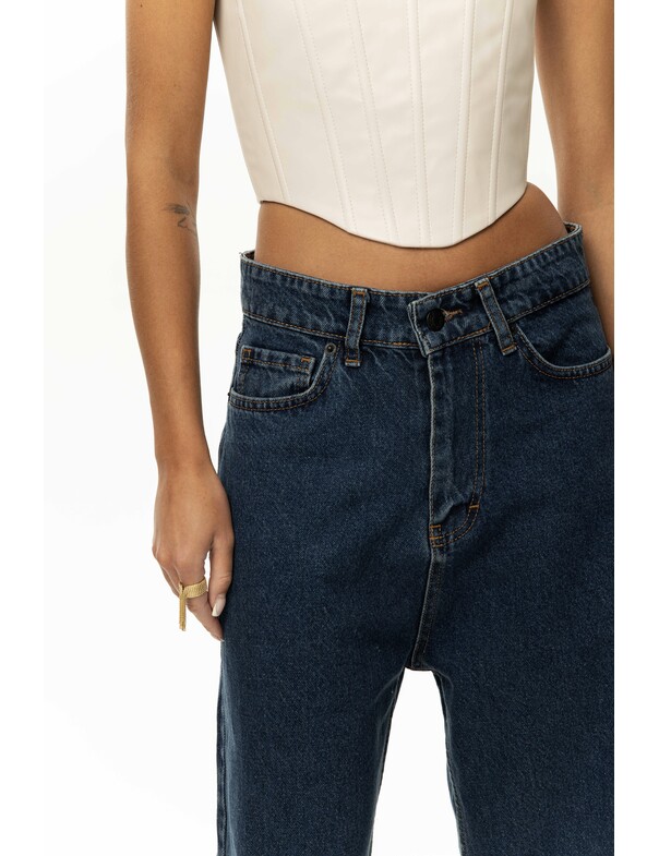 Женские джинсы оверсайз с низкой посадкой Женские джинсы оверсайз с низкой посадкой