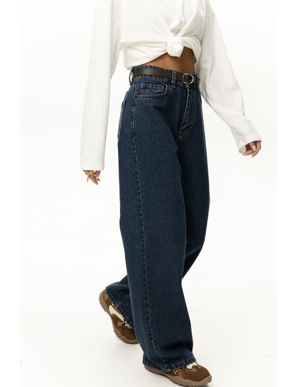 Женские джинсы оверсайз с низкой посадкой Женские джинсы оверсайз с низкой посадкой