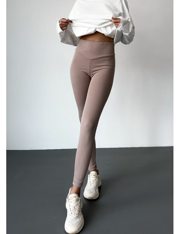 Жіночі легінси в рубчик