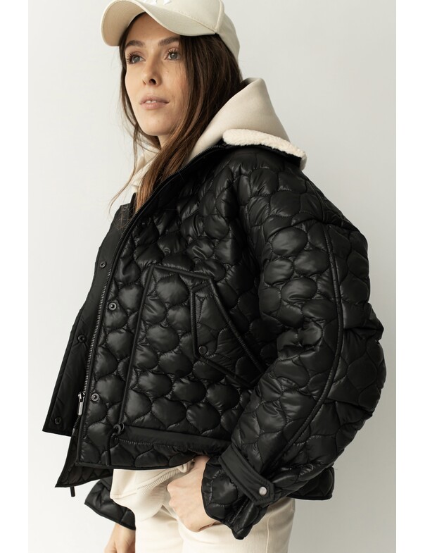 Куртка авіатор із плащової тканини