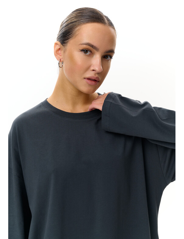 Унісекс лонгслів оверсайз котон