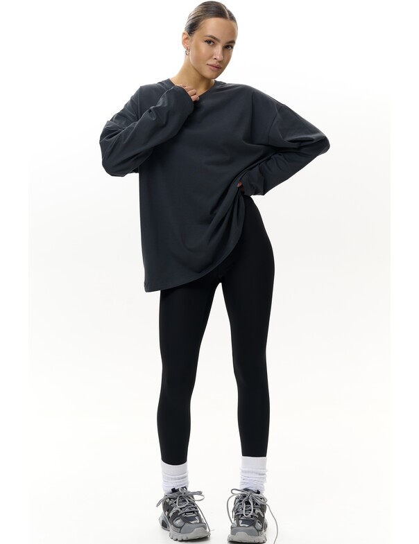 Унісекс лонгслів оверсайз котон